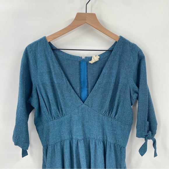 Mata Traders Cotton Fit & Flare Dress Small - Picture 6 of 6